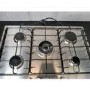 Refurbished Hotpoint OLNSLBBRPO 75cm 5 Burner Gas Hob Stainless Steel