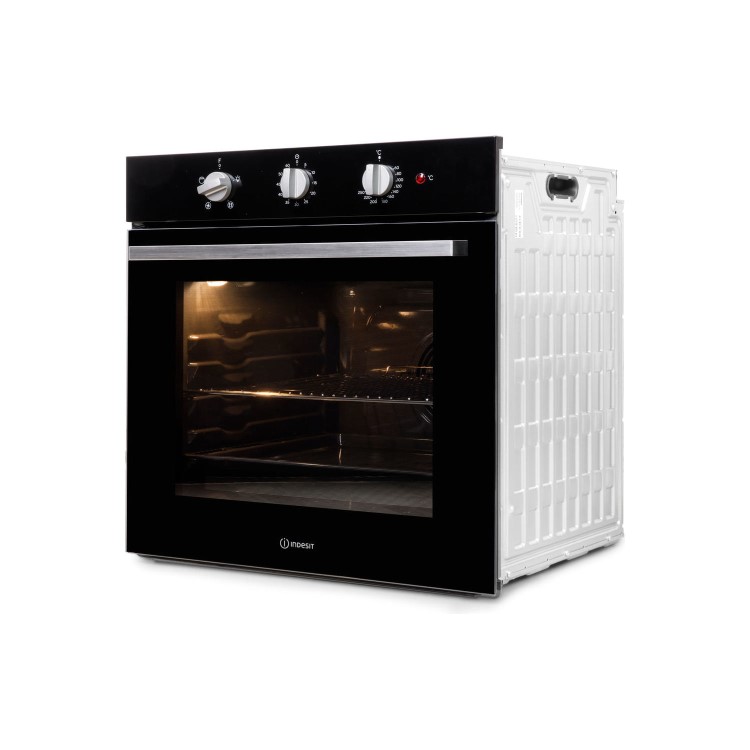 Indesit IFW6330BL Aria Electric Fan Assisted Single Oven - Black
