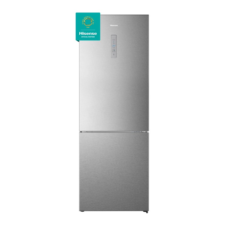 Refurbished Hisense RB645N4BIE Freestanding 495 Litre 60/40 Frost Free Fridge Freezer