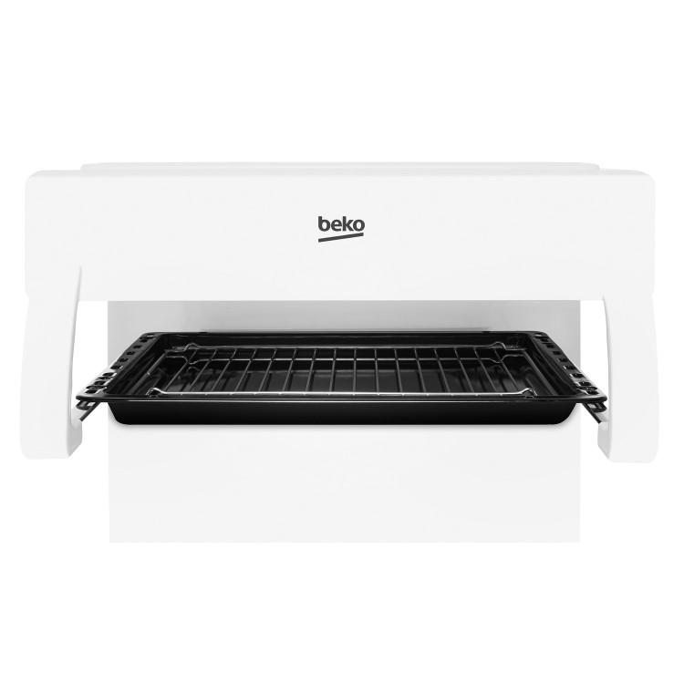 Refurbished Beko KA52NEW 50cm Gas Cooker With Eye Level Grill White