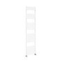 Refurbished Riace White Vertical Flat Towel Radiator 1800x450mm Single Panel 2471 BTU