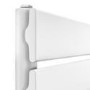 Refurbished Riace White Vertical Flat Towel Radiator 1800x450mm Single Panel 2471 BTU