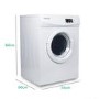 Refurbished electriQ EIQFSTD7 Freestanding 7KG Vented Tumble Dryer White
