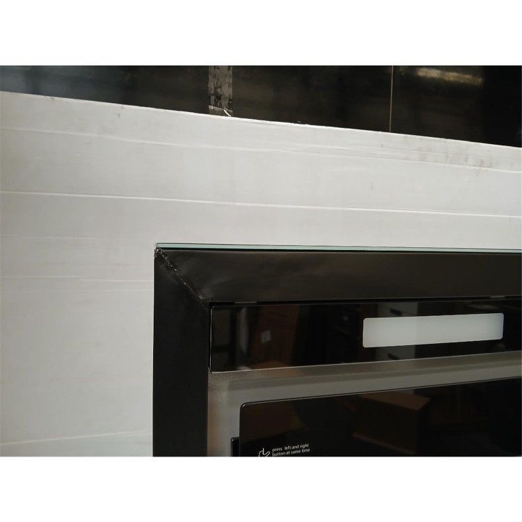 Refurbished electriQ EIQSLIM90LEDMAXBK 90cm Slimline Cooker Hood with Touch Controls and High Extraction Rate Black