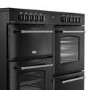 Refurbished Belling Farmhouse 110cm Electric Ceramic Range Cooker - Black