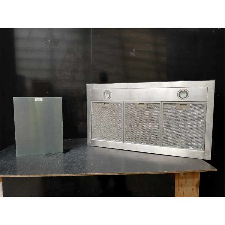 Refurbished electriQ eiQ90TOUCHSLIMHEA 90cm Slimline Touch Control Cooker Hood Stainless Steel