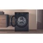 Refurished Hotpoint AntiStain NSWM846BSUK Freestanding 8KG 1400 Spin Washing Machine Black