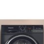 Refurished Hotpoint AntiStain NSWM846BSUK Freestanding 8KG 1400 Spin Washing Machine Black