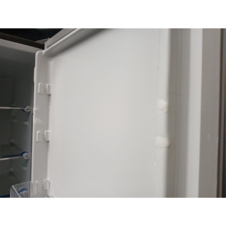 Refurbished electriQ eiQ54MDFFINOX Freestanding 282 Litre Frost Free Fridge Freezer Stainless Steel