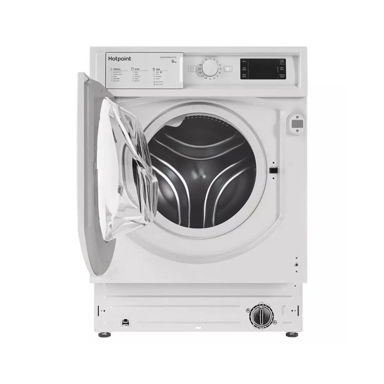 Refurbished Hotpoint Anti-stain 9kg 1400rpm Integrated Washing Machine - White