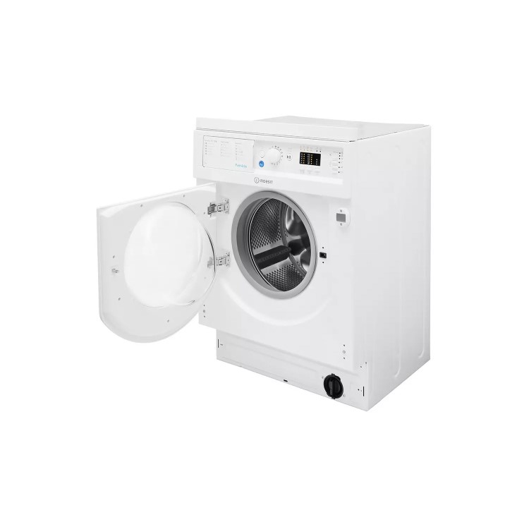 Refurbished Indesit Push&Go 7kg 1200rpm Integrated Washing Machine - White