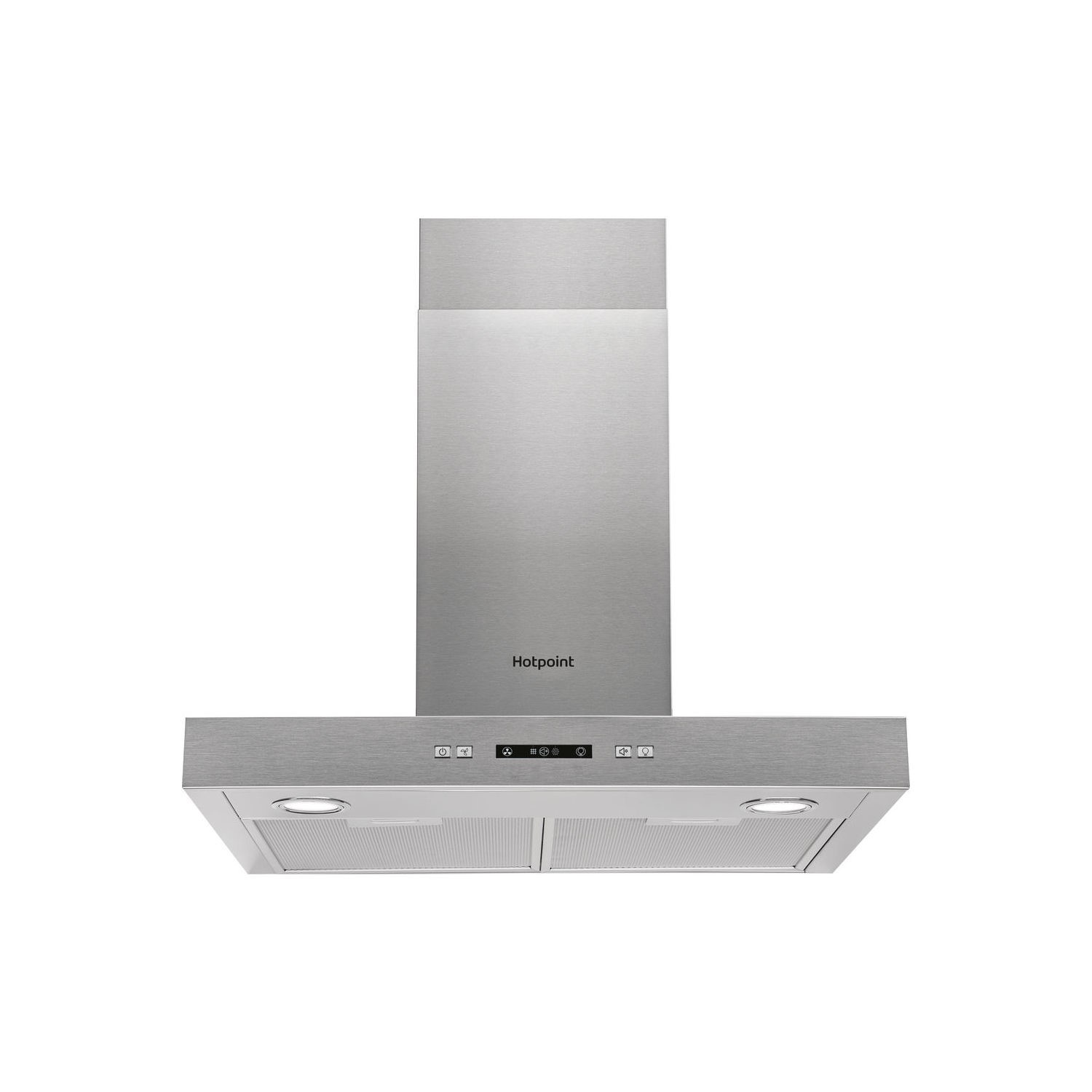 Hotpoint PHBS67FLLIX 60cm Slimline Chimney Cooker Hood - Stainless Steel