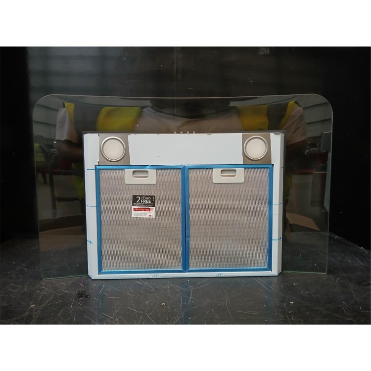 Refurbished AEG 3000 Series DTX3840M 80cm Curved Glass Chimney Cooker Hood Stainless Steel