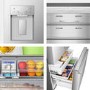 Refurbished Hisense PureFlat RF815N4SESE 634 Litre American Fridge Freezer with Water and Ice Dispenser