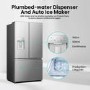 Refurbished Hisense PureFlat RF815N4SESE 634 Litre American Fridge Freezer with Water and Ice Dispenser
