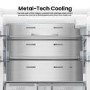 Refurbished Hisense PureFlat RF815N4SESE 634 Litre American Fridge Freezer with Water and Ice Dispenser