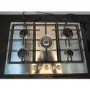 GRADE A3 - Indesit Aria 73cm 5 Burner Gas Hob - Stainless Steel