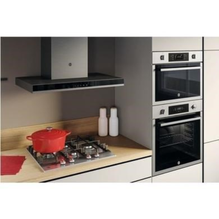 Refurbished Hoover H-Hood 300 90cm Slimline Chimney Cooker Hood - Stainless Steel