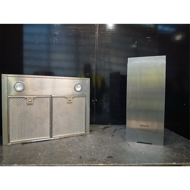 Refurbished Hotpoint 60cm Slimline Chimney Cooker Hood - Stainless Steel