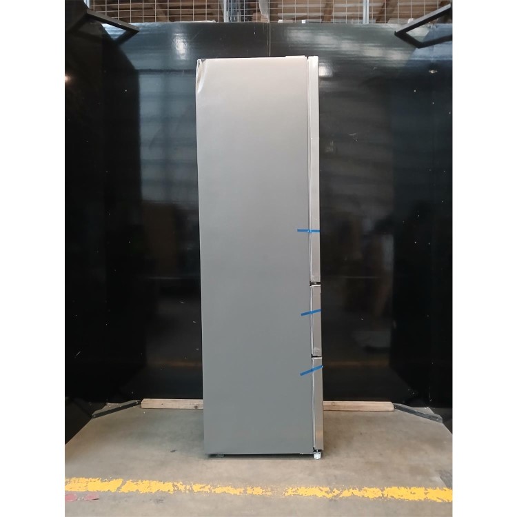 Refurbished electriQ eiQ54MDFFINOX Freestanding 282 Litre Frost Free Fridge Freezer