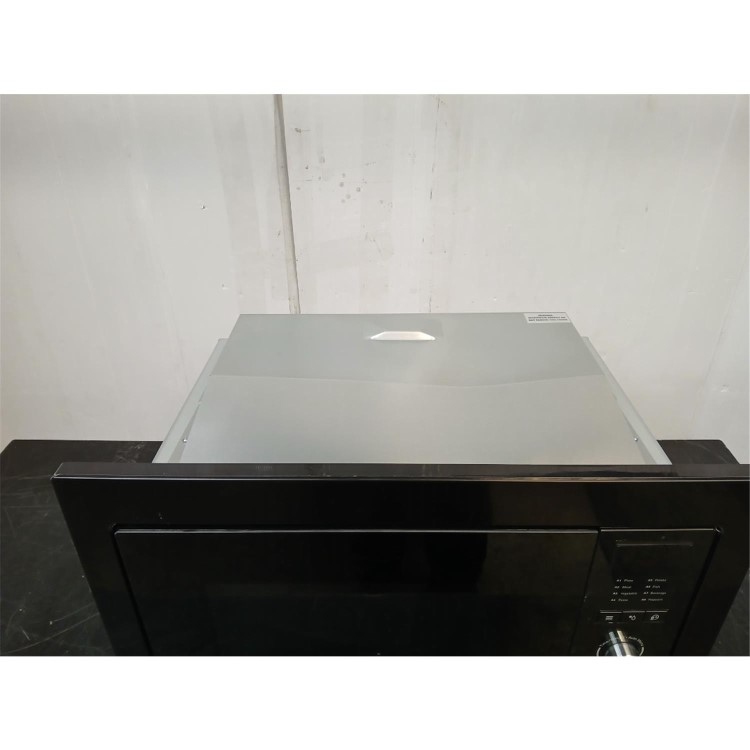 GRADE A3 - electriQ Built-In 900W Microwave - Black