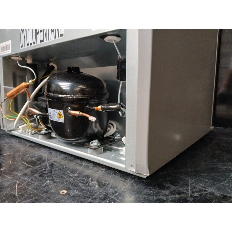 GRADE A3 - Russell Hobbs 43 Litre Freestanding Fridge - Stainless Steel