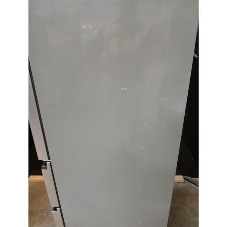 Refurbished Haier HTW5618ENMG Total No Frost 3 Door Fridge Freezer - Silver - E Rated
