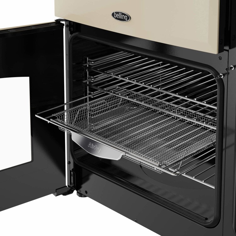 Refurbished Belling Farmhouse 444411818 90cm Electric Range Cooker Cream