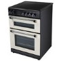 electriQ 60cm Double Oven Electric Cooker - Cream