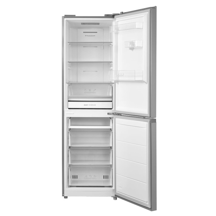 Refurbished Tesla 273 Litre 50/50 Freestanding Fridge Freezer - Stainless steel