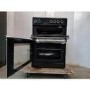 Refurbished electriQ 60cm Double Oven Electric Cooker - Cream