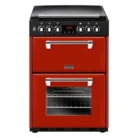 Refurbished Stoves Richmond 600DF 60cm Double Oven Dual Fuel Cooker - Red