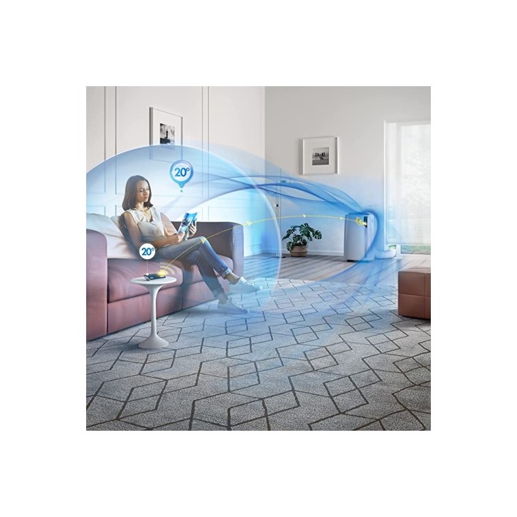 GRADE A5 - De'Longhi Pinguino Silent PAC EL112 11000 BTU SmartApp WiFi Portable Air Conditioner with Cool Surround & Eco Real Feel Technology