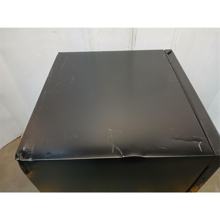 Refurbished Hisense 46 Bottle Capacity Wine Cooler- Black Glass - F Rated