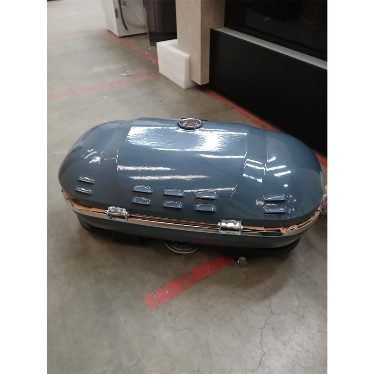 Refurbished Boss Grill Deluxe Portable - 2 Burner Gas BBQ Grill with Trolley - Grey