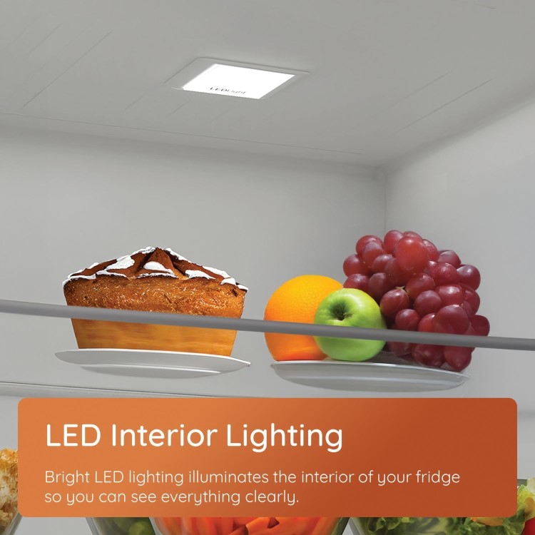 Refurbished Hotpoint 128 Litre Freestanding Under Counter Larder Fridge - Stainless Steel