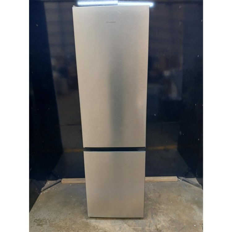 Refurbished Hisense 336 Litre 60/40 Freestanding Fridge Freezer - Stainless Steel