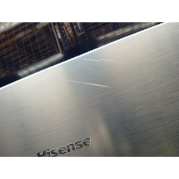 Refurbished Hisense 336 Litre 60/40 Freestanding Fridge Freezer - Stainless Steel