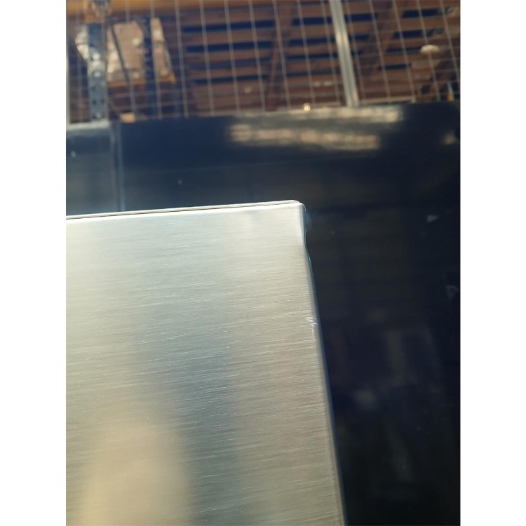 Refurbished Hisense 336 Litre 60/40 Freestanding Fridge Freezer - Stainless Steel