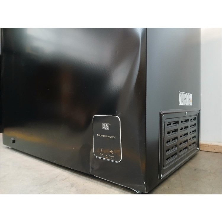Refurbished Fridgemaster 191 Litre Chest Freezer - Black