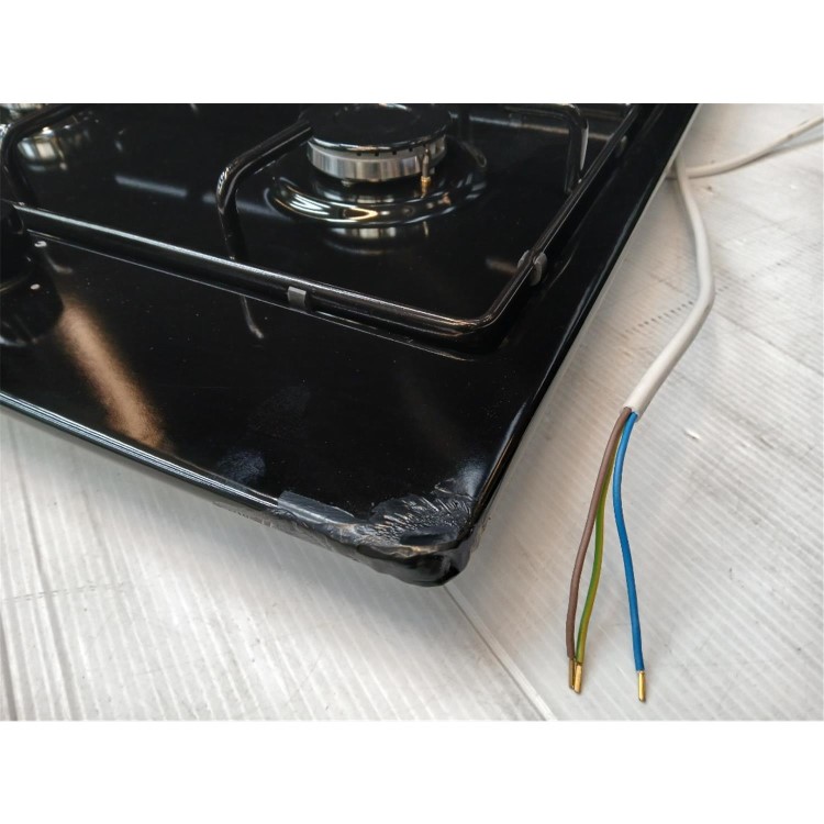 GRADE A3 - Candy 60cm 4 Burner Gas Hob with Pan Stand - Black