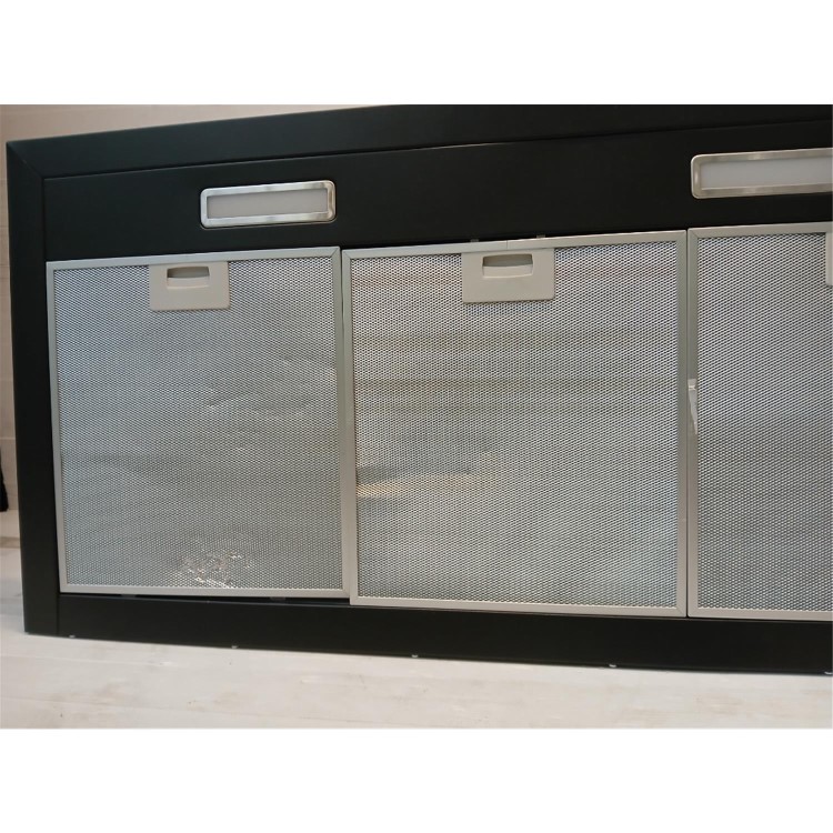 GRADE A3 - electriQ 90cm Slimline Chimney Range Hood - Black