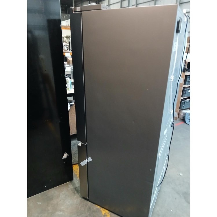 Refurbished Hisense 634 Litre French Style American Fridge Freezer - Stainless Steel