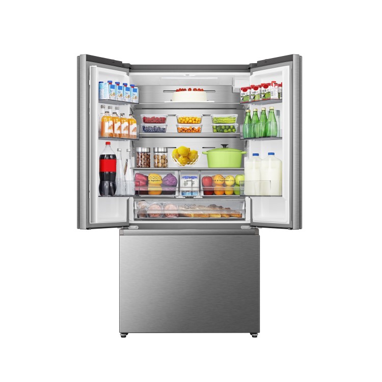 Refurbished Hisense RF815N4SESE 634 Litre Frost Free American Fridge Freezer Stainless Steel