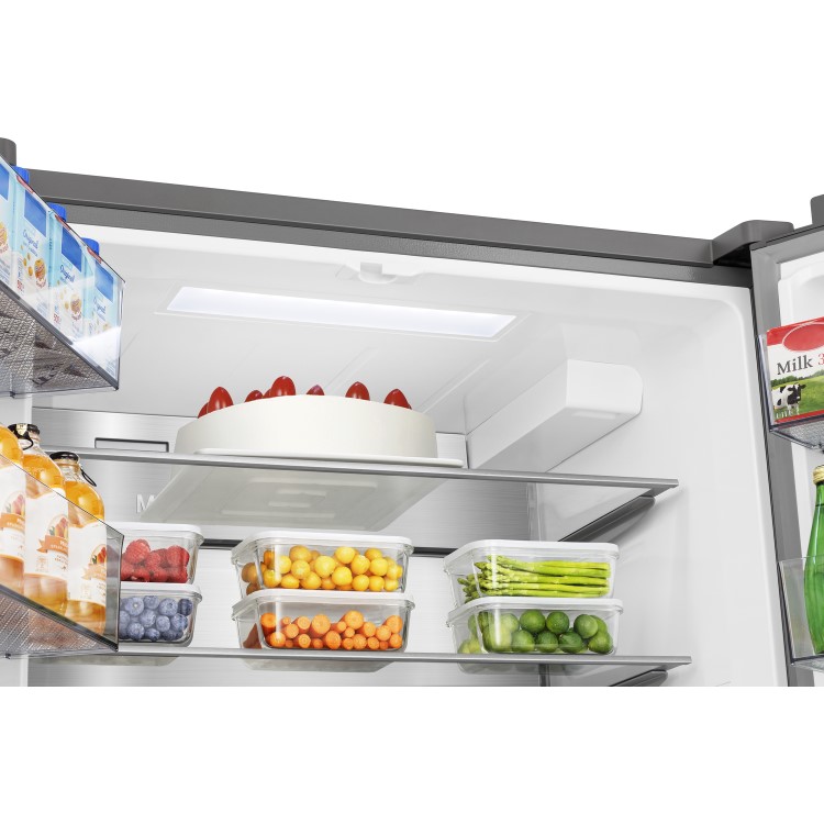 Refurbished Hisense RF815N4SESE 634 Litre Frost Free American Fridge Freezer Stainless Steel