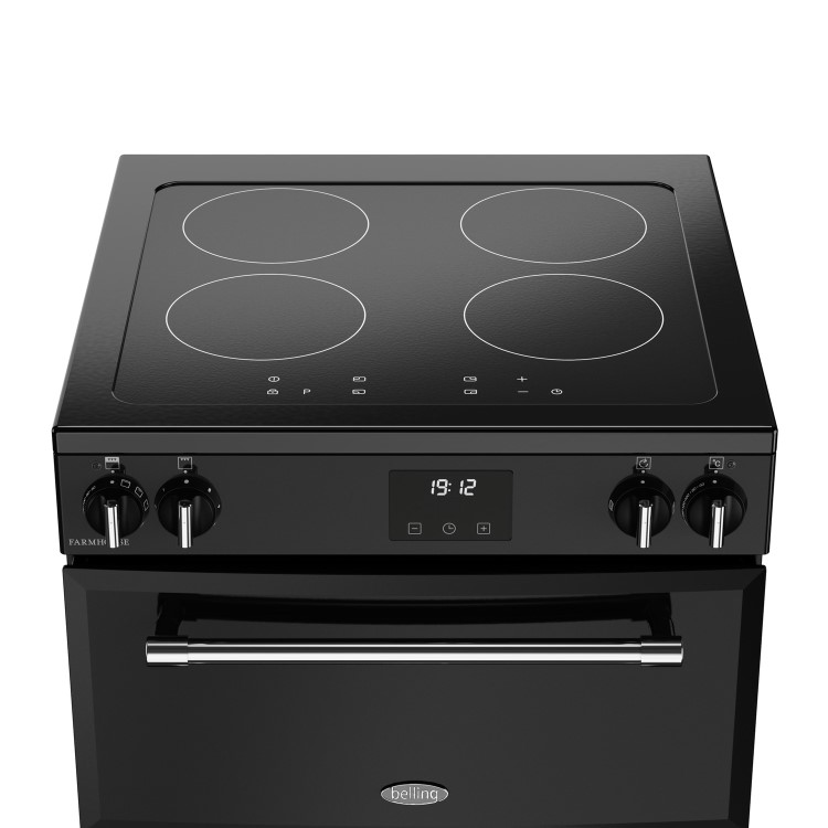 Refurbished Belling Farmhouse 60Ei 60cm Electric Induction Cooker Black