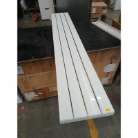 Refurbished - Eco Eleganza White Vertical Flat Designer Aluminium Radiator 1800x300mm Single Panel 2258 BTU