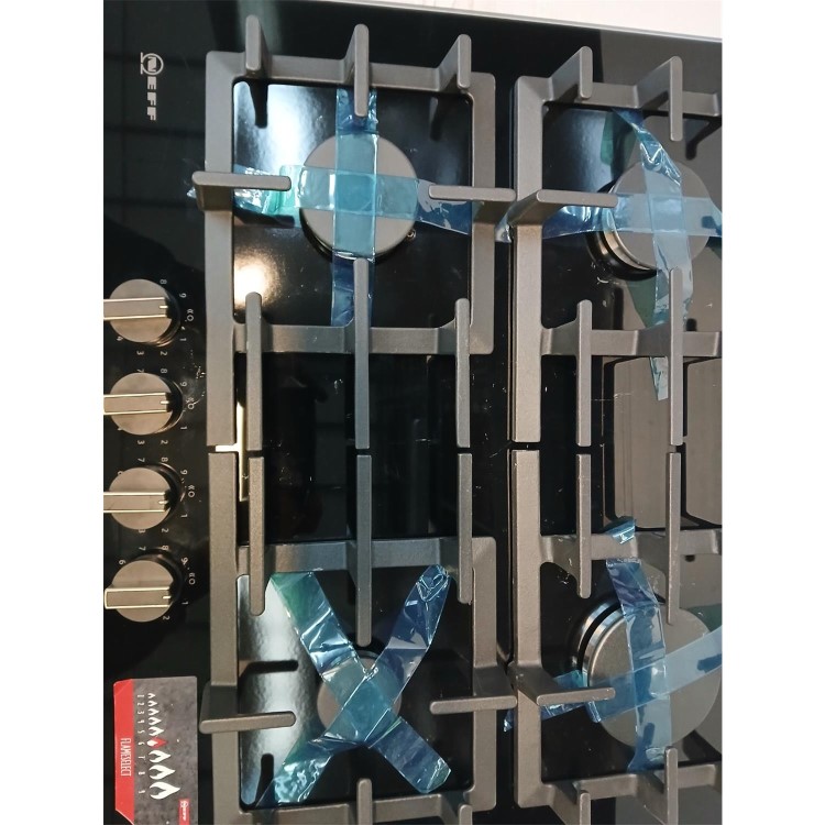 GRADE A3 - Neff N70 59cm Gas on Glass 4 Burner Gas Hob - Black