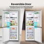 Hisense 256 Litre 50/50 Freestanding Fridge Freezer - White