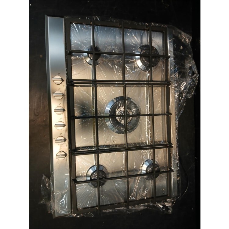 GRADE A3 - Smeg Cucina 70cm 5 Burner Gas Hob - Stainless Steel